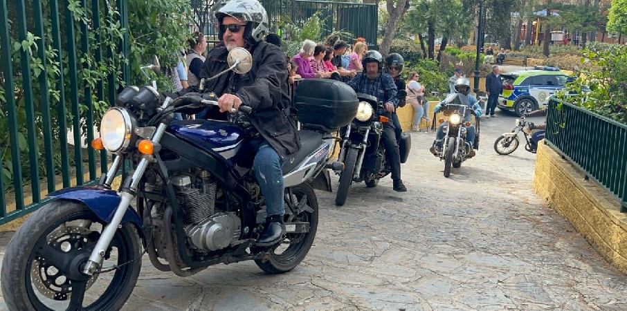 La concentración motera en Las Lagunas que ya se ha convertido en una clásica
