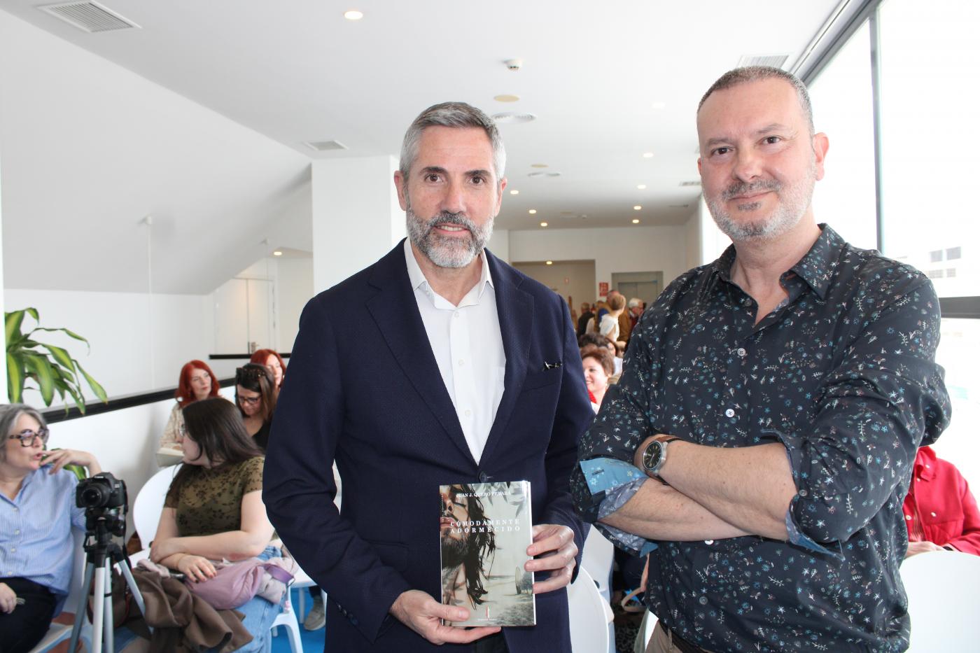El edil de Cultura, Juan Carlos Maldonado, también estuvo en esta cita literaria. 