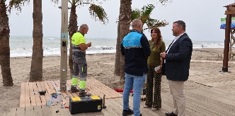 Mijas is finalising the works to prepare its beaches for Holy Week