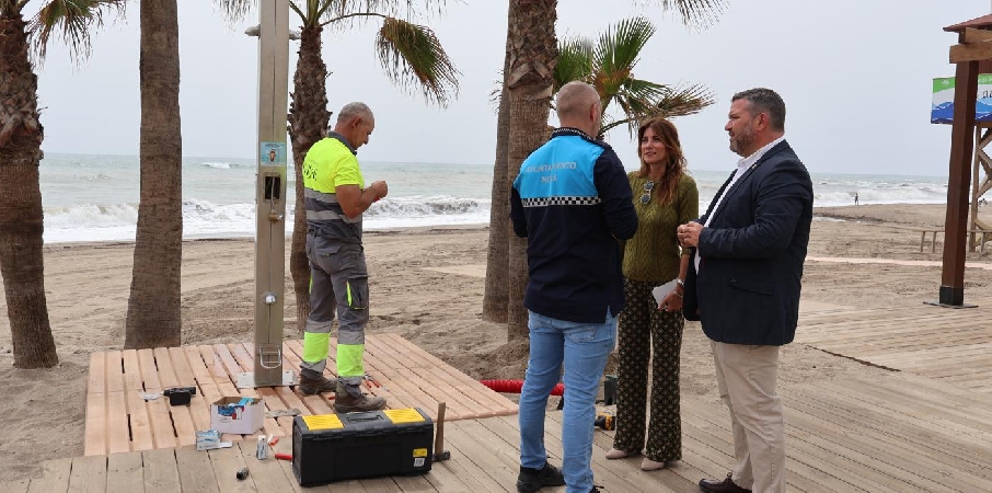 Mijas is finalising the works to prepare its beaches for Holy Week