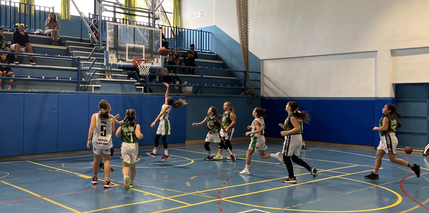 Anotación de las minis del CP Mijas ante el Mijas Unión Basket. JACOBO PEREA.