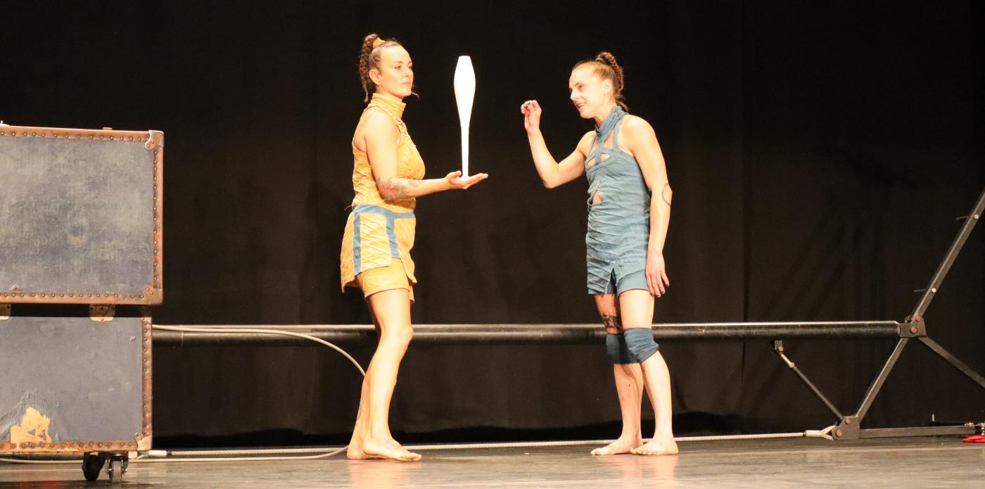 Las italianas presentaron su espectáculo el pasado domingo 22 de junio en el teatro lagunero.