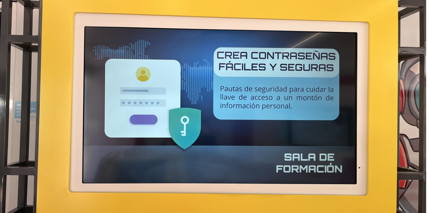 Dentro del aula itinerante se pueden encontrar consejos prácticos.