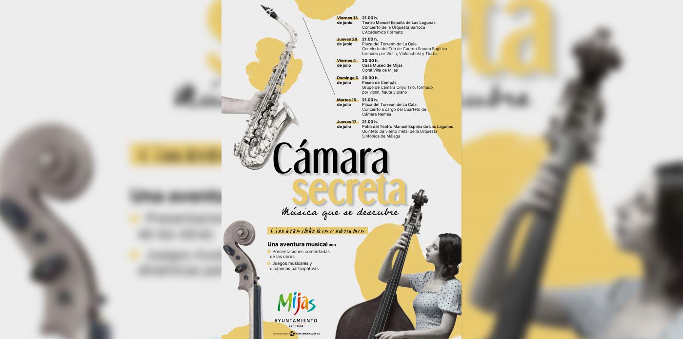 Cartel promocial del programa de Cultura 'Cámara secreta'. M.C.