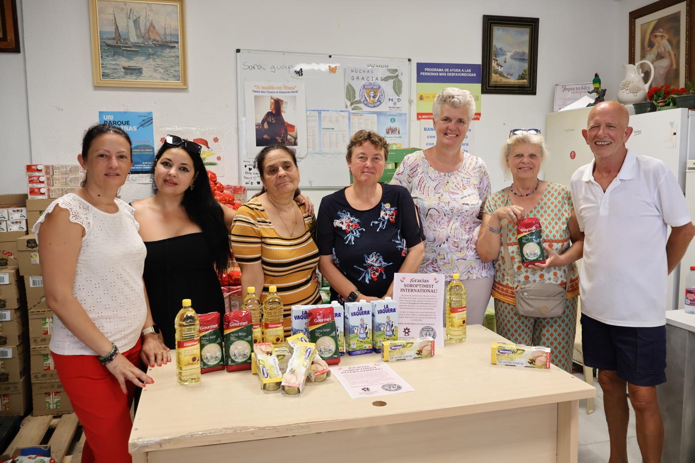 Donación de alimentos en Nueva Cultura del Desarrollo.