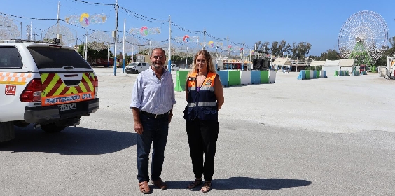 Amplio dispositivo de seguridad para la Feria de La Cala de Mijas