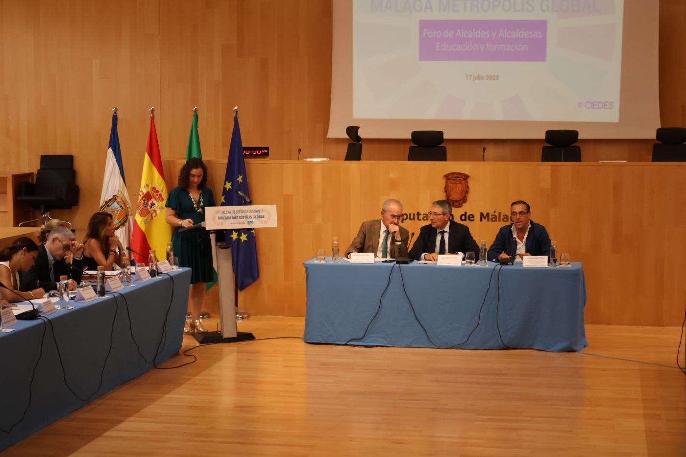 El foro de Alcaldes y Alcaldesas de la Diputación provincial. |
