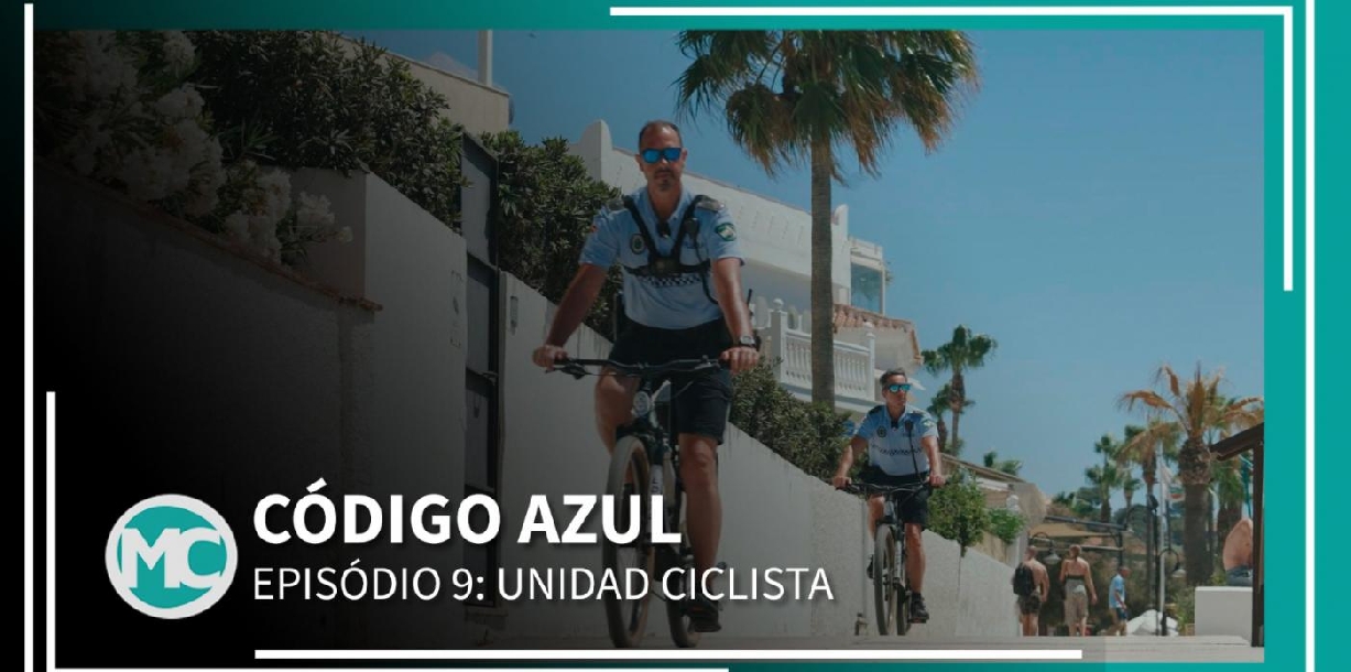 ‘Código Azul’ acompaña a los agentes de la unidad ciclista de la Policía Local