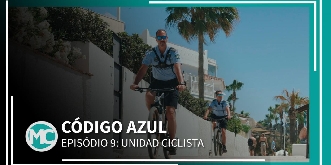 ‘Código Azul’ acompaña a los agentes de la unidad ciclista de la Policía Local
