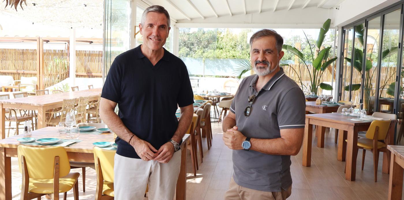 El concejal de Desarrollo Económico, junto al director delegado del Círculo de Empresarios en Mijas. NURIA LUQUE.