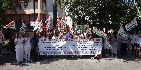 Las trabajadoras de Ayuda a Domicilio protestan por el “retraso” en el pago de sus nóminas