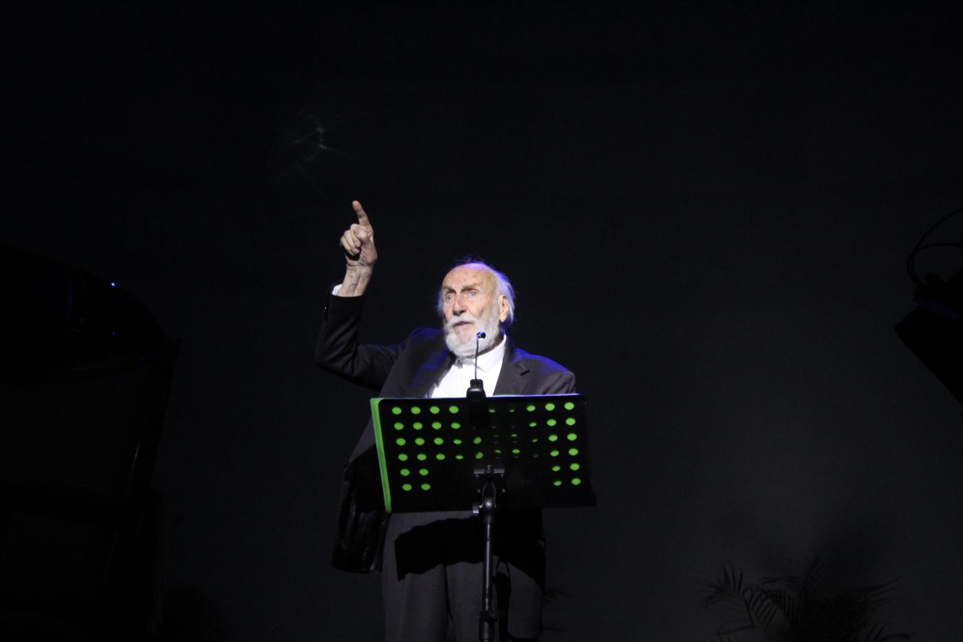 Héctor Alterio ofreció un show íntimo