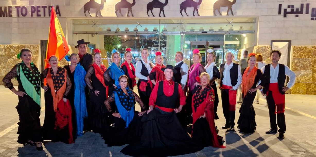 Mijas conquista Jordania con los grupos de baile de Feli Gabriel y Víctor Rojas